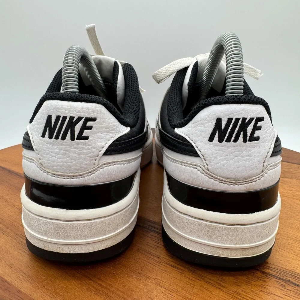 Nike Gamma Force Shoes Womens 9 White Black Basketball Athletic Sneakers - Picture 5 of 10